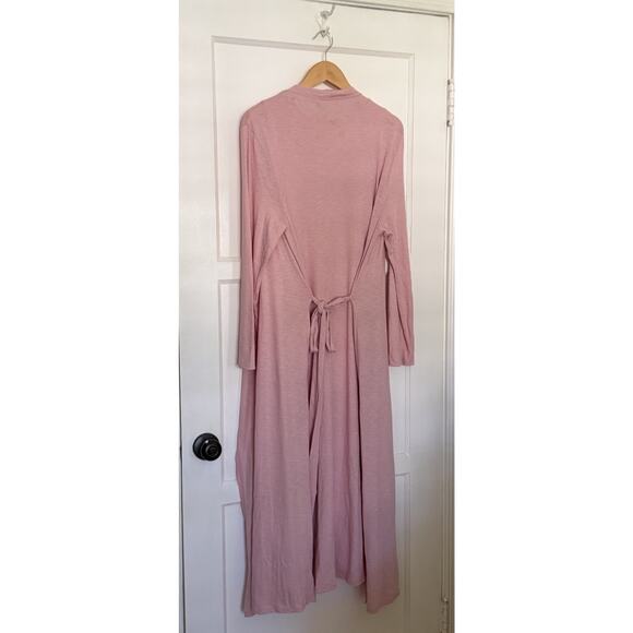 Eileen Fisher Sleepwear Garnet Hill Organic Pima Cotton Robe Nightgown Set READ - Picture 2 of 11